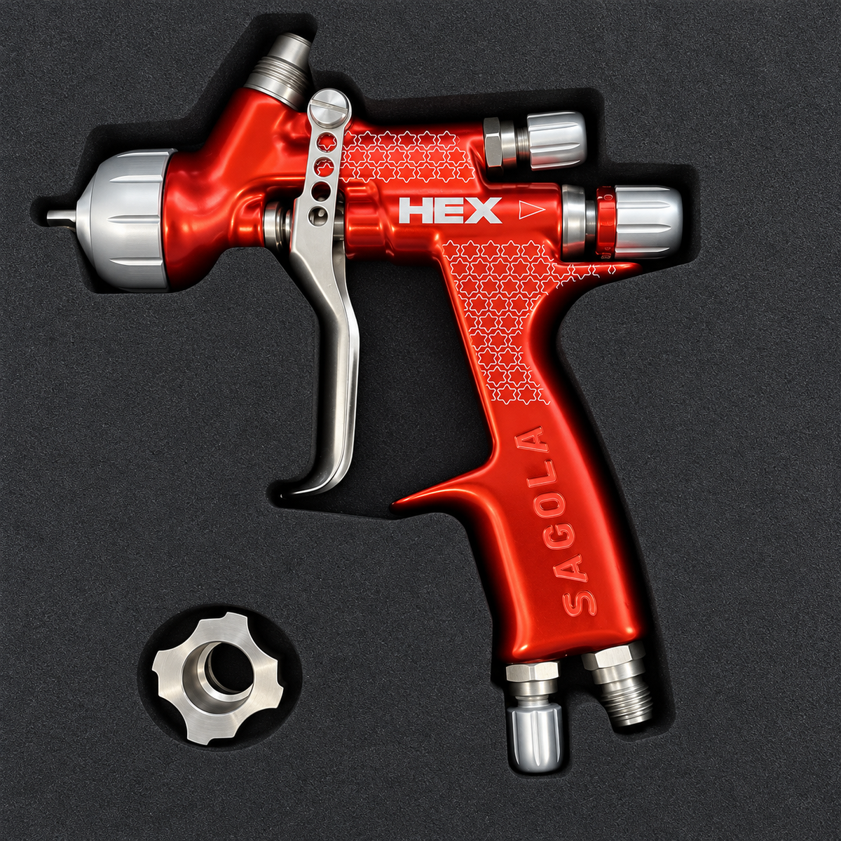 Sagola 4600 HEX Clear Pro Spray Gun