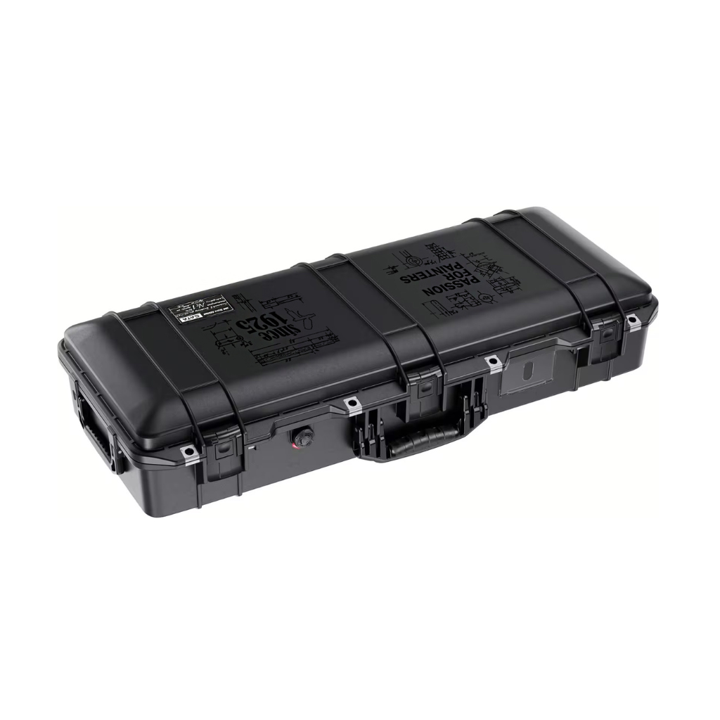 SATA Case, black (820 x 370 x 185) including insert with nubs, 100 Years Edition