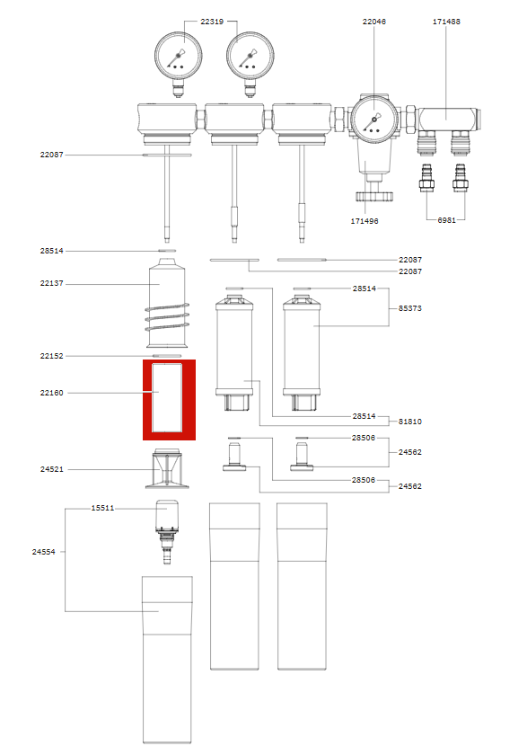 SATA Sintered Filter SATA Filter Series 100, 200, 300, 400 500