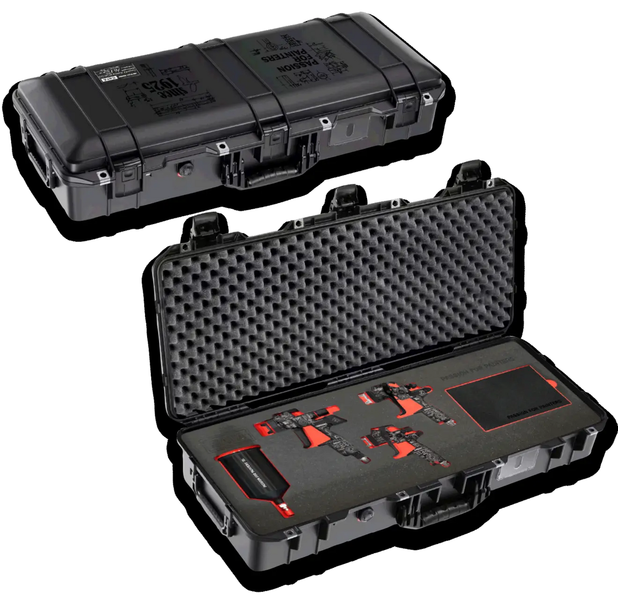 SATA VIP CASE 100 years Edition (case plus 3 guns, plus additional exclusive items)