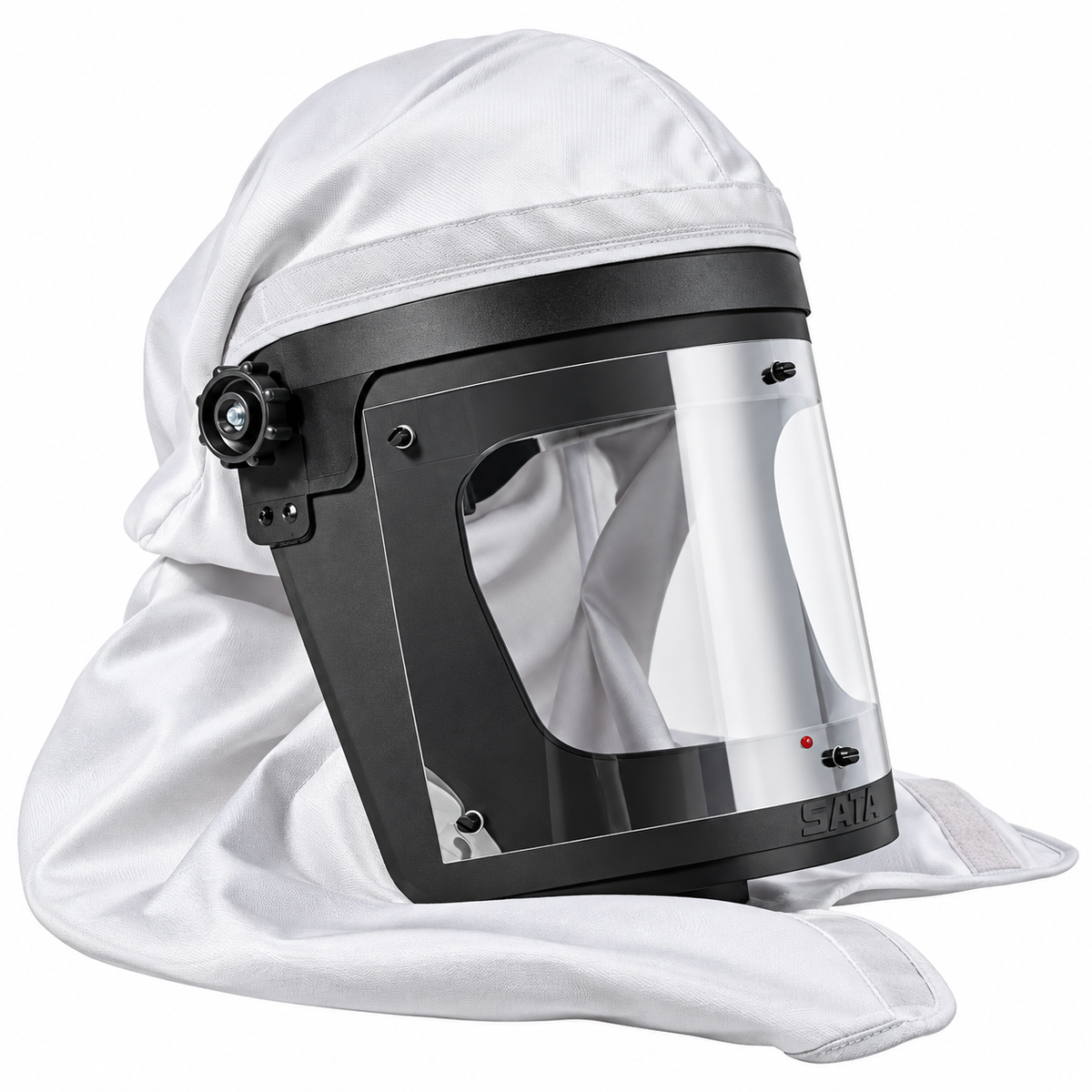SATA full face respirator hood vision 2000 NIOSH, with 5 tear off visor sheets