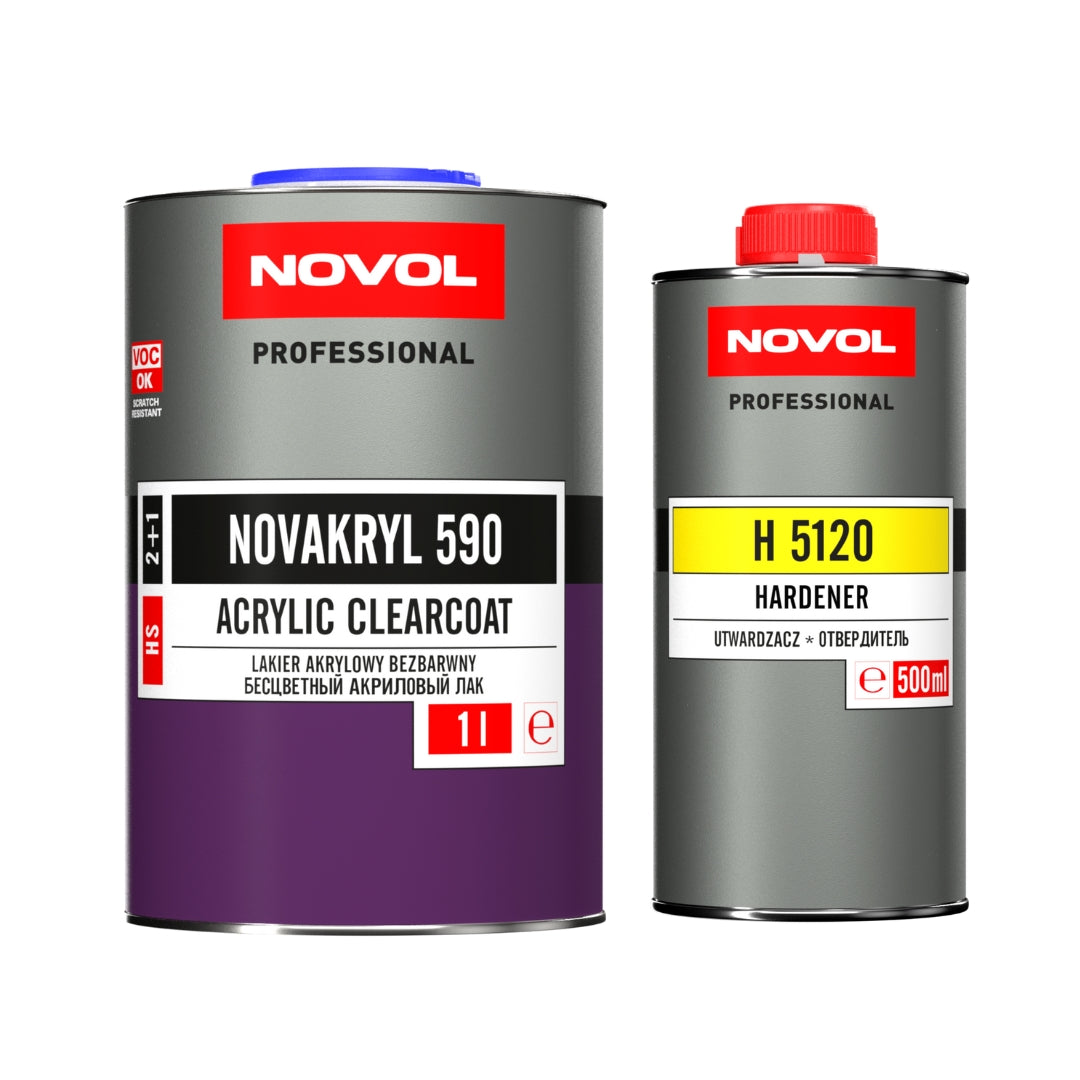 NOVOL clear coat with hardener kit