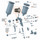 SAGOLA Packing Nut Complete - Xtreme Spray Gun