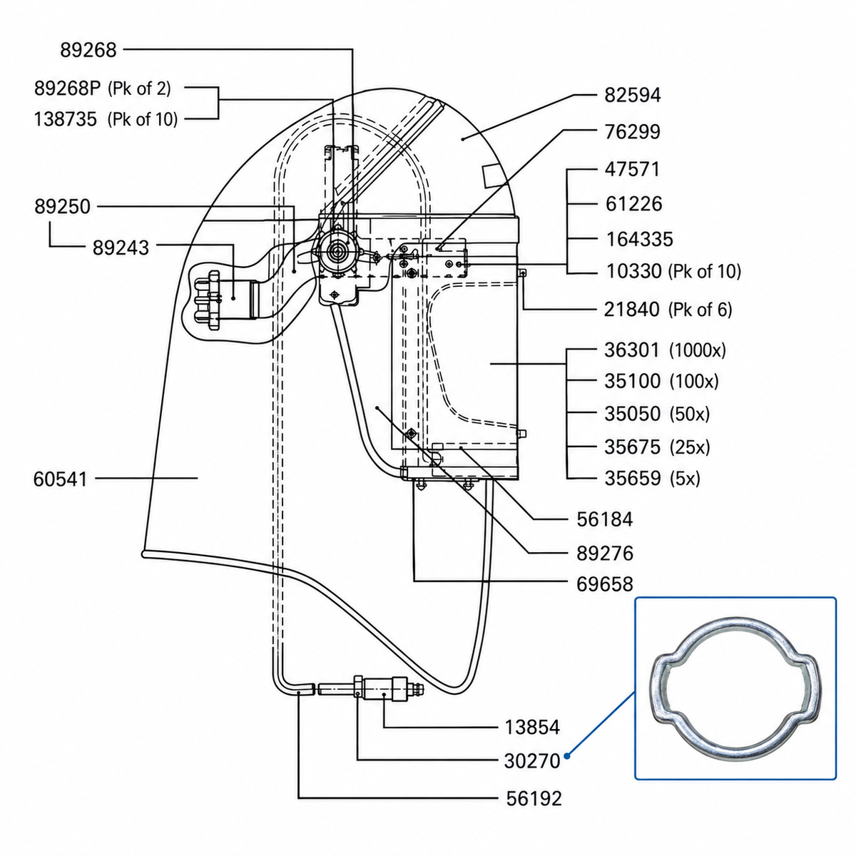 SATA Hose Clamp vision 2000