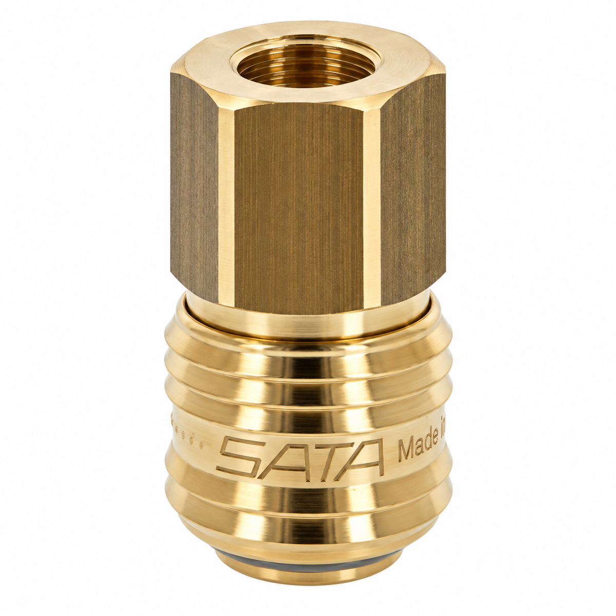 SATA Quick Coupling, G1/4, Female, Steel