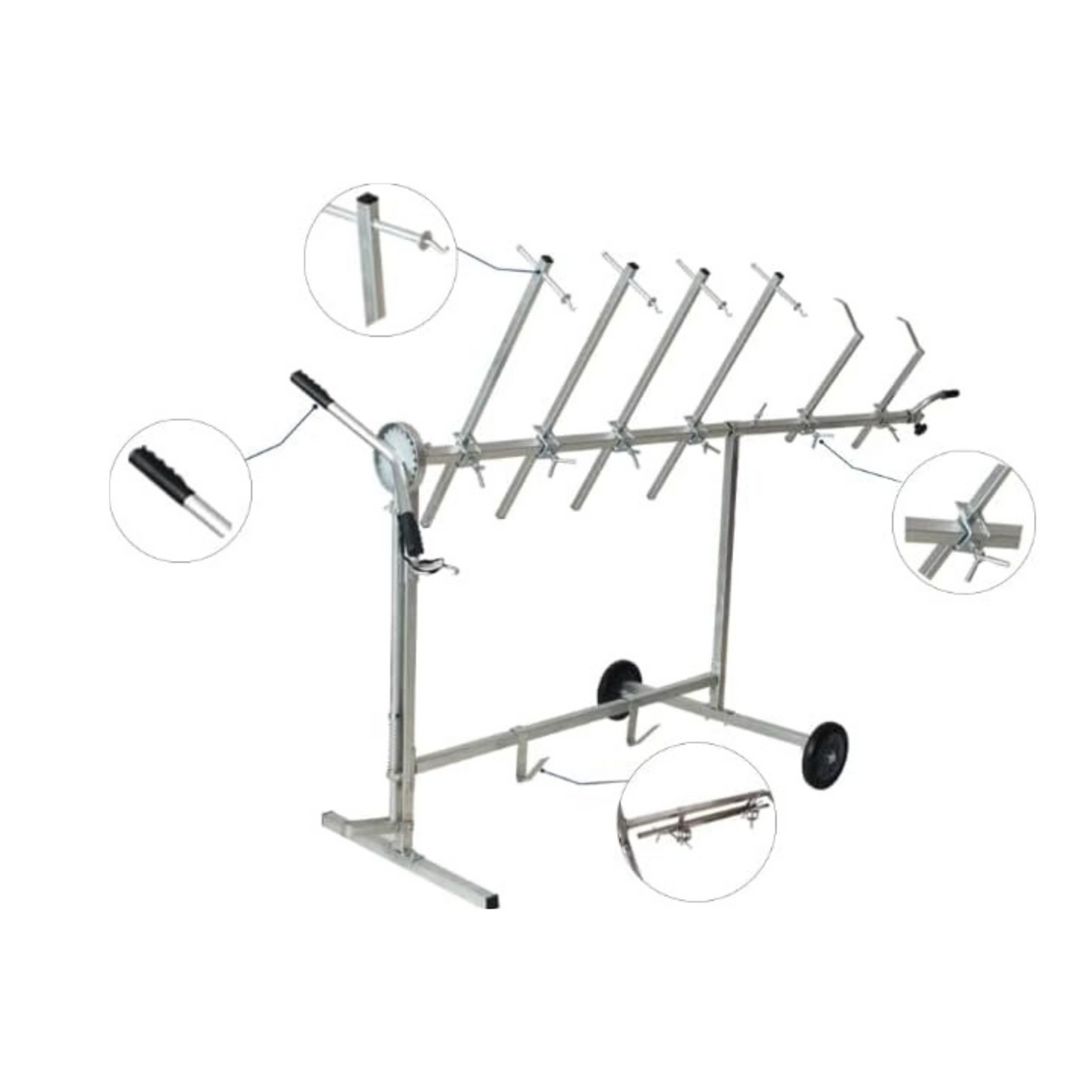 Automotive Rotating Paint Panel Stand auto body shop