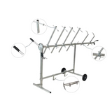 Automotive Rotating Paint Panel Stand auto body shop