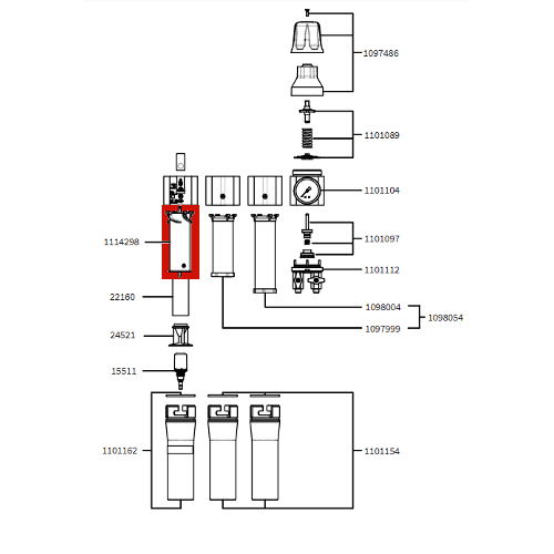 SATA Cyclone Separator SATA Filter Series 500
