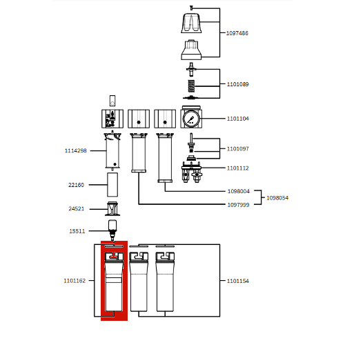 SATA Filter Sleeve with Automatic Discharge Valve SATA Filter Sleeve with Automatic Discharge Valve for SATA Filter Series 500SATA Filter Series 500