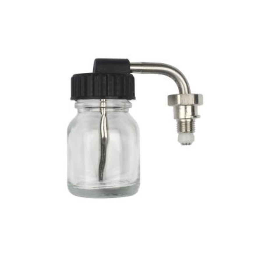 Home SATAminijet 4400 B 25ml Glass Cup with Plug-In Lid (x5) & QCC Plug ...