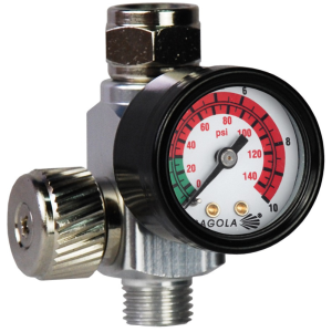 Sagola RC2 Air Flow Regulator with Analogue Pressure Gauge