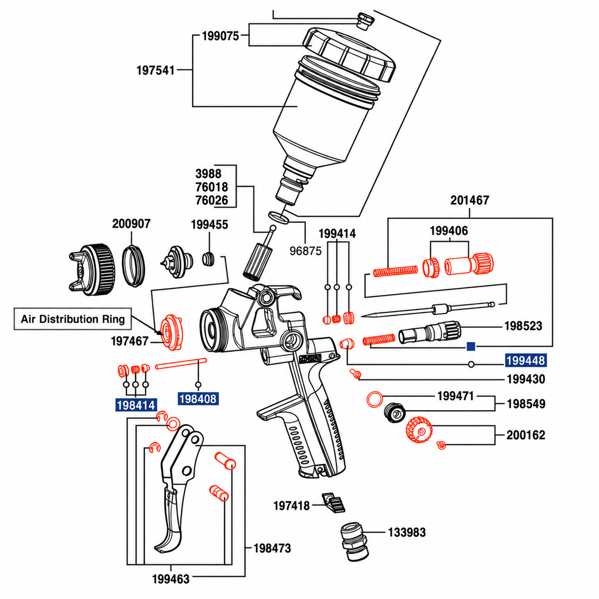SATA Air Distribution Ring