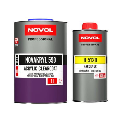 NOVOL clear coat with hardener kit 
